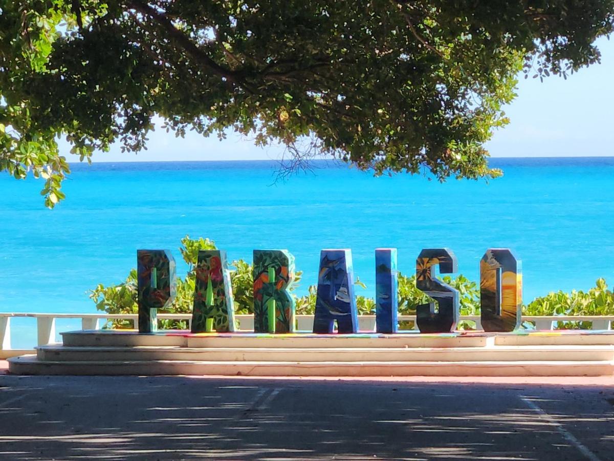 Beachfront Apartment, Quiet 4 Beds, 1 Bath, Ac, Wi-Fi, Hot Water, In Paraiso Near Los Patos Exteriör bild