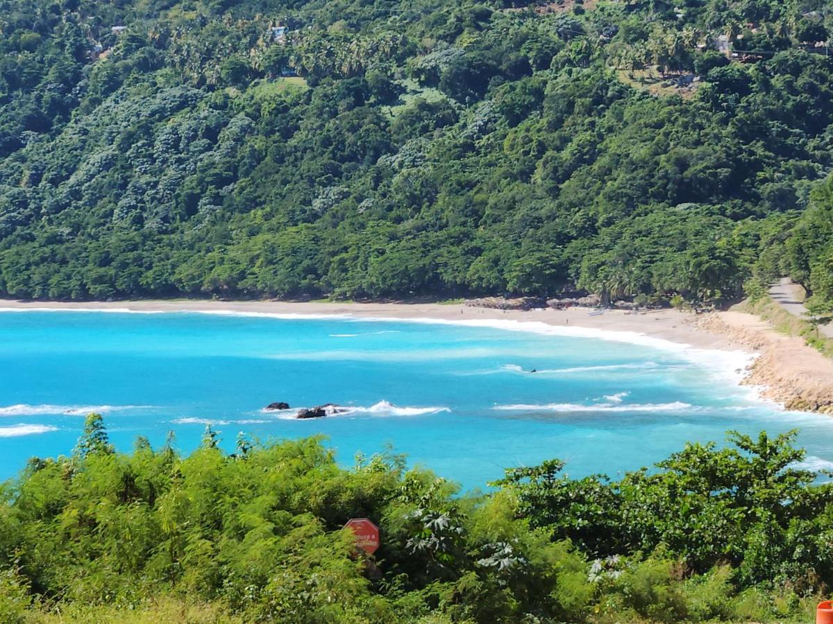 Beachfront Apartment, Quiet 4 Beds, 1 Bath, Ac, Wi-Fi, Hot Water, In Paraiso Near Los Patos Exteriör bild
